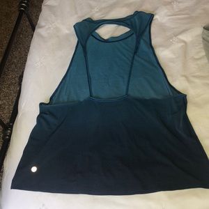 Lululemon🍋: tank top turquoise open back